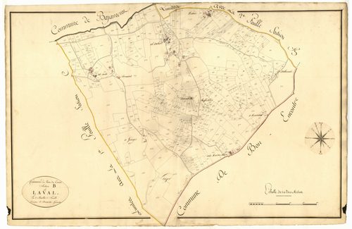 Plan primitif, atlas-B3 Laval, Pont-du-Casse