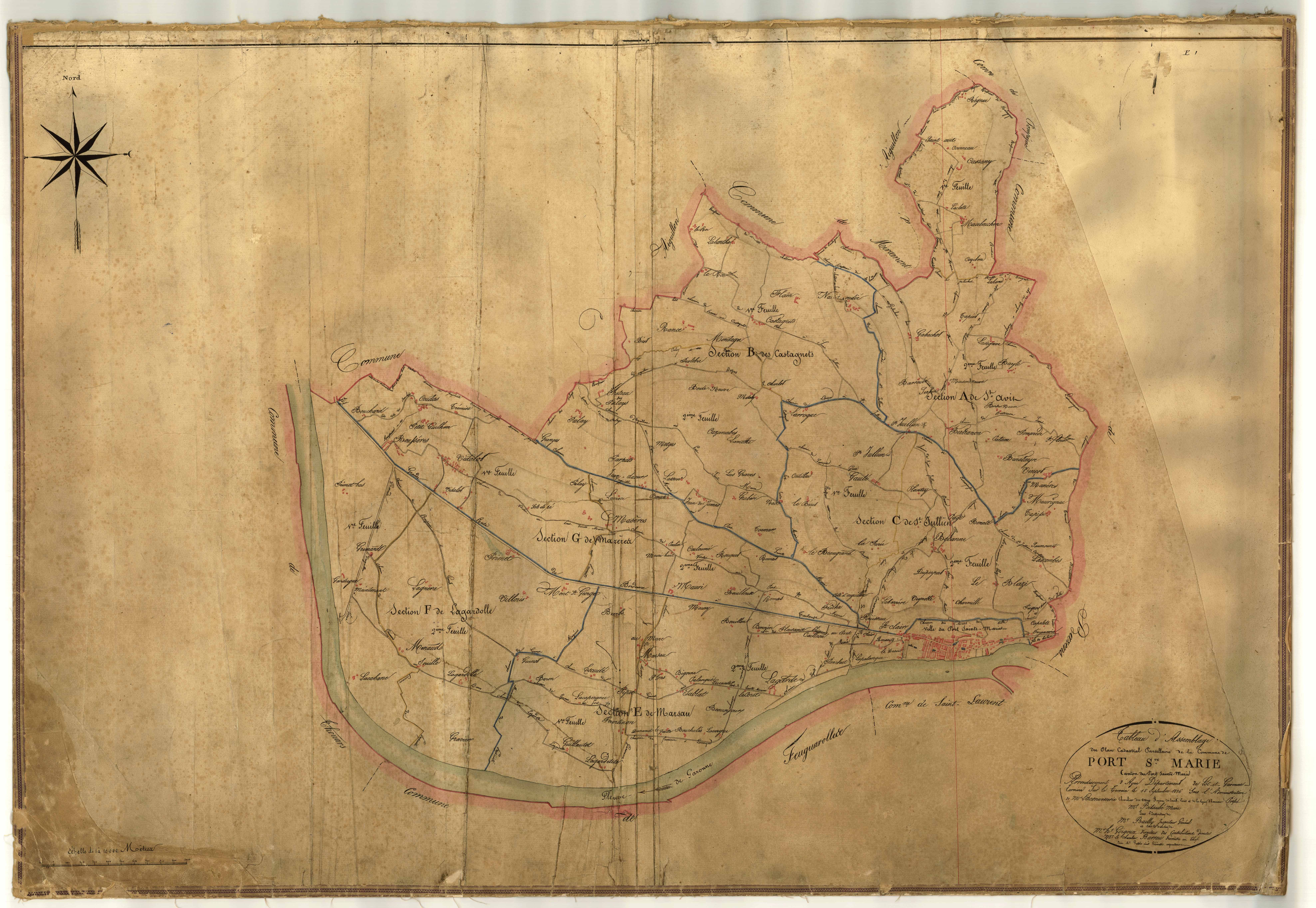 Plan napoléonien-TA, Port-Sainte-Marie