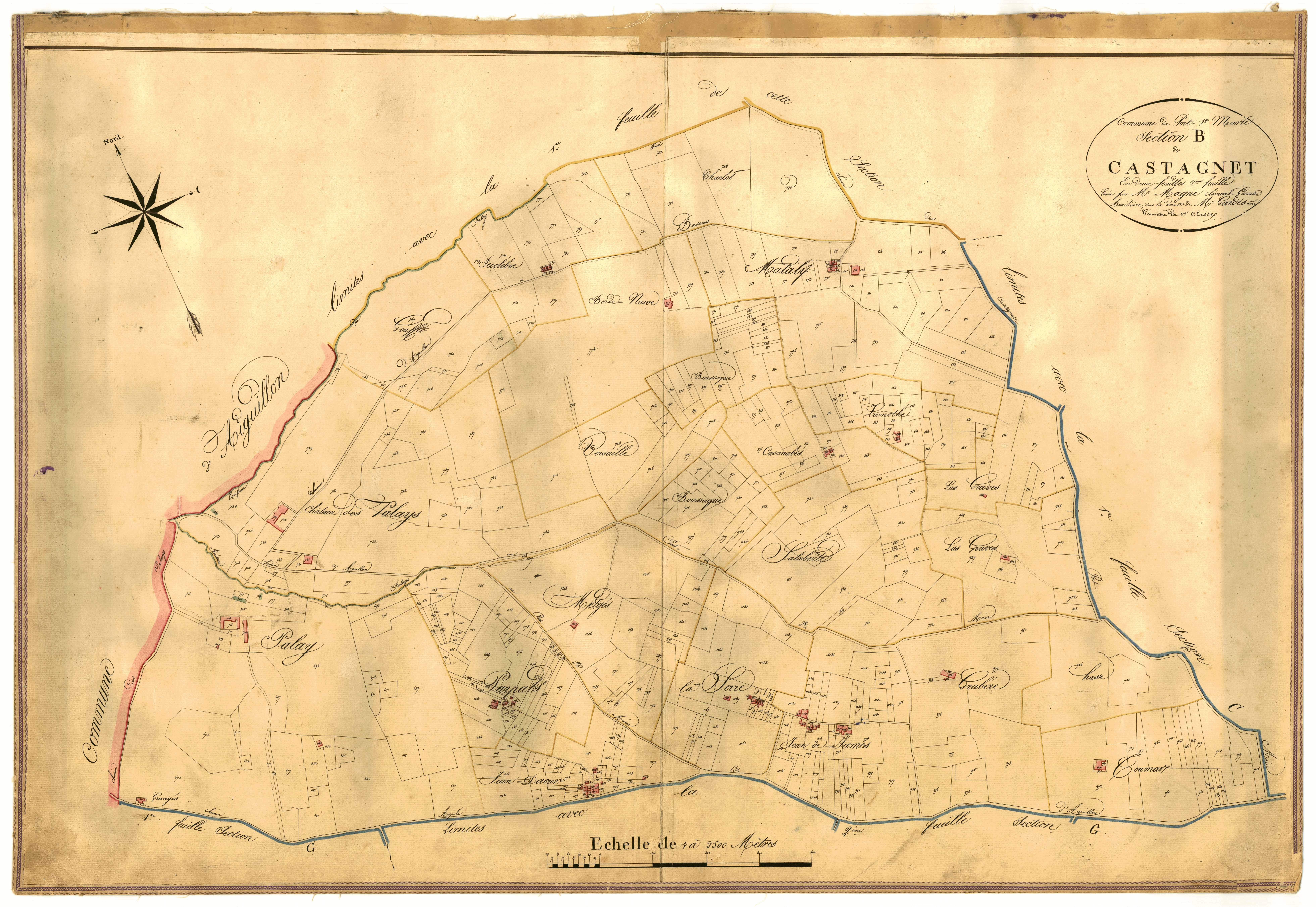 Plan napoléonien-B2 Castagnet, Port-Sainte-Marie