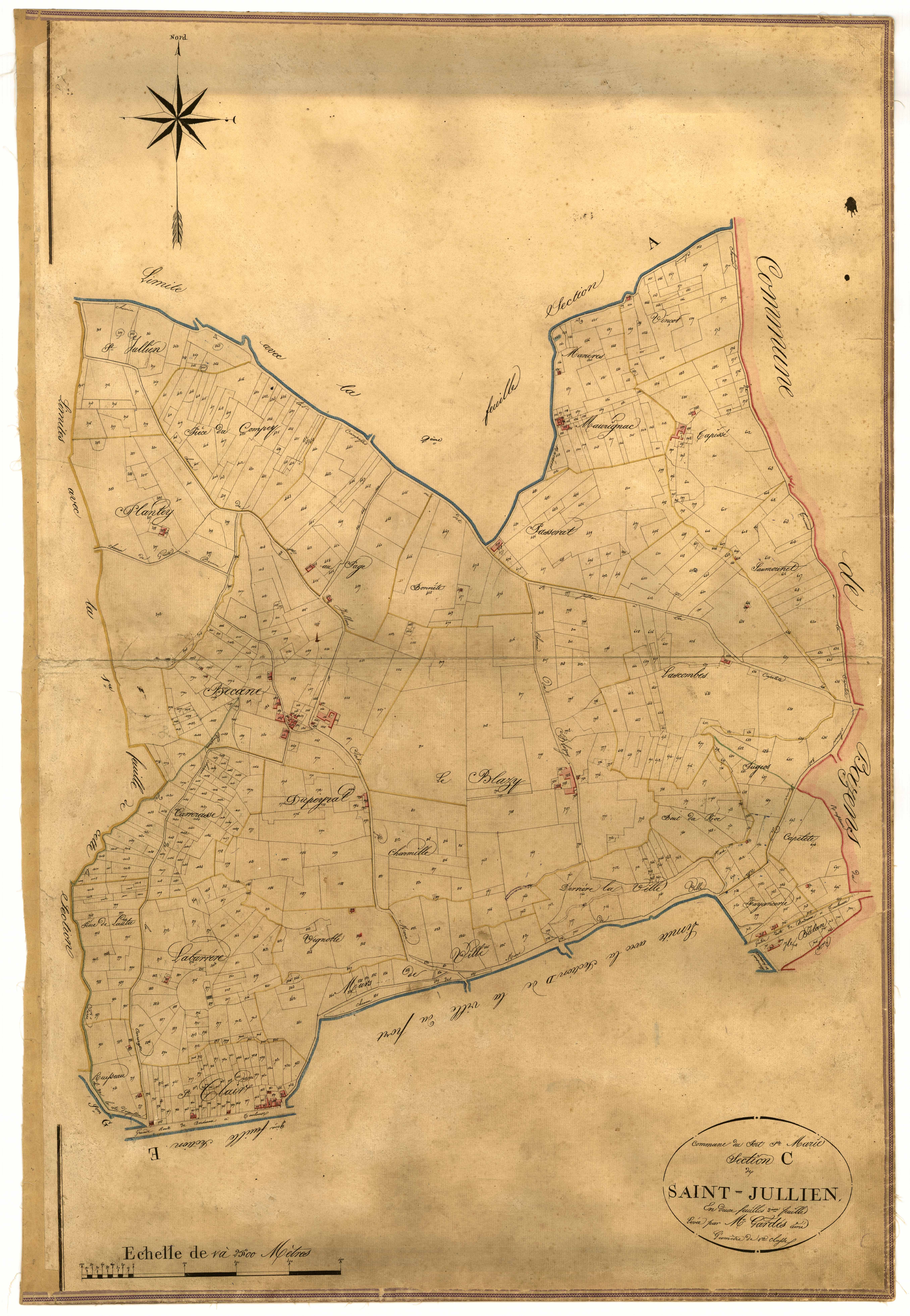 Plan napoléonien-C2 Saint-Jullien, Port-Sainte-Marie
