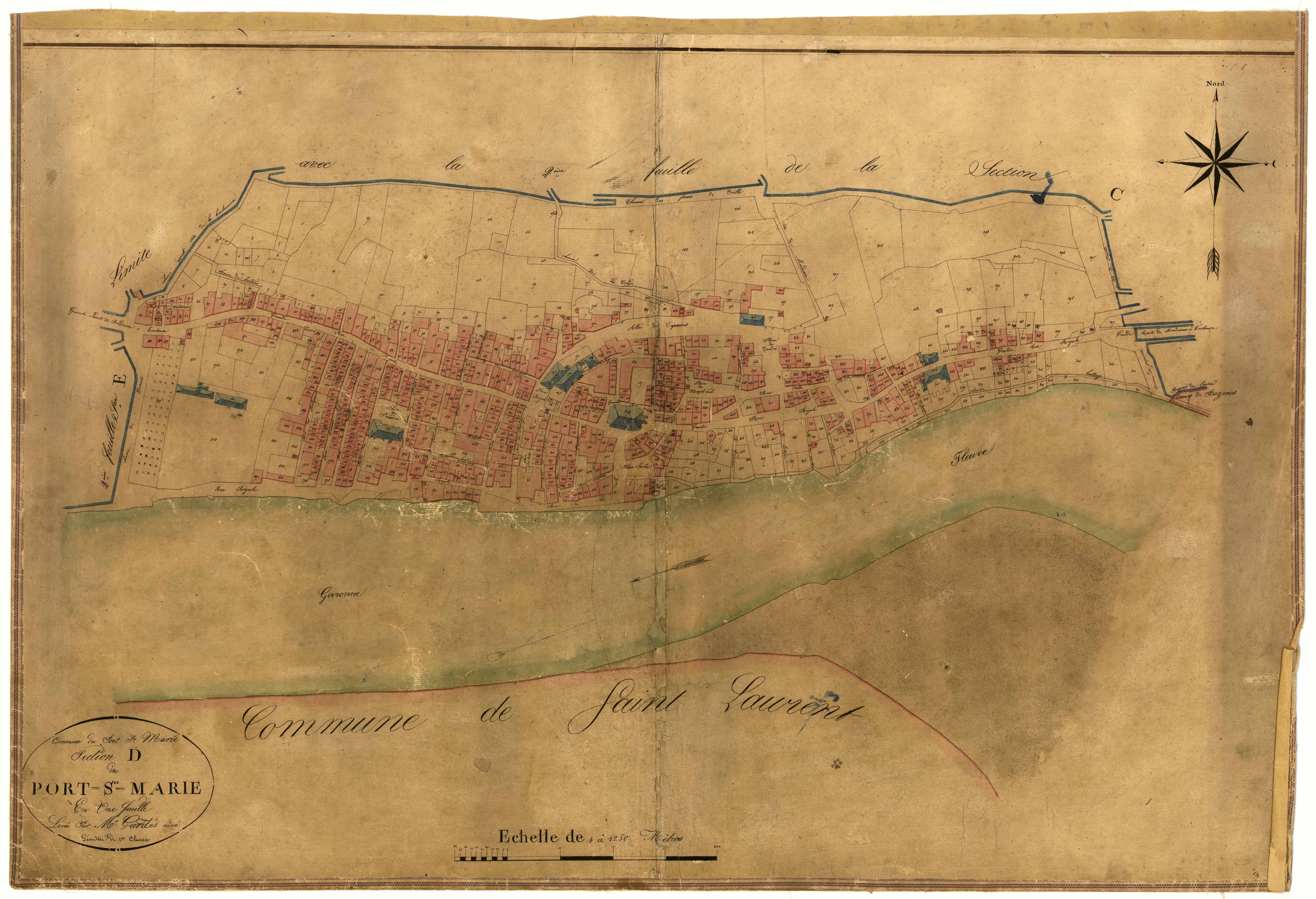 Plan napoléonien-D Port-Sainte-Marie, Port-Sainte-Marie