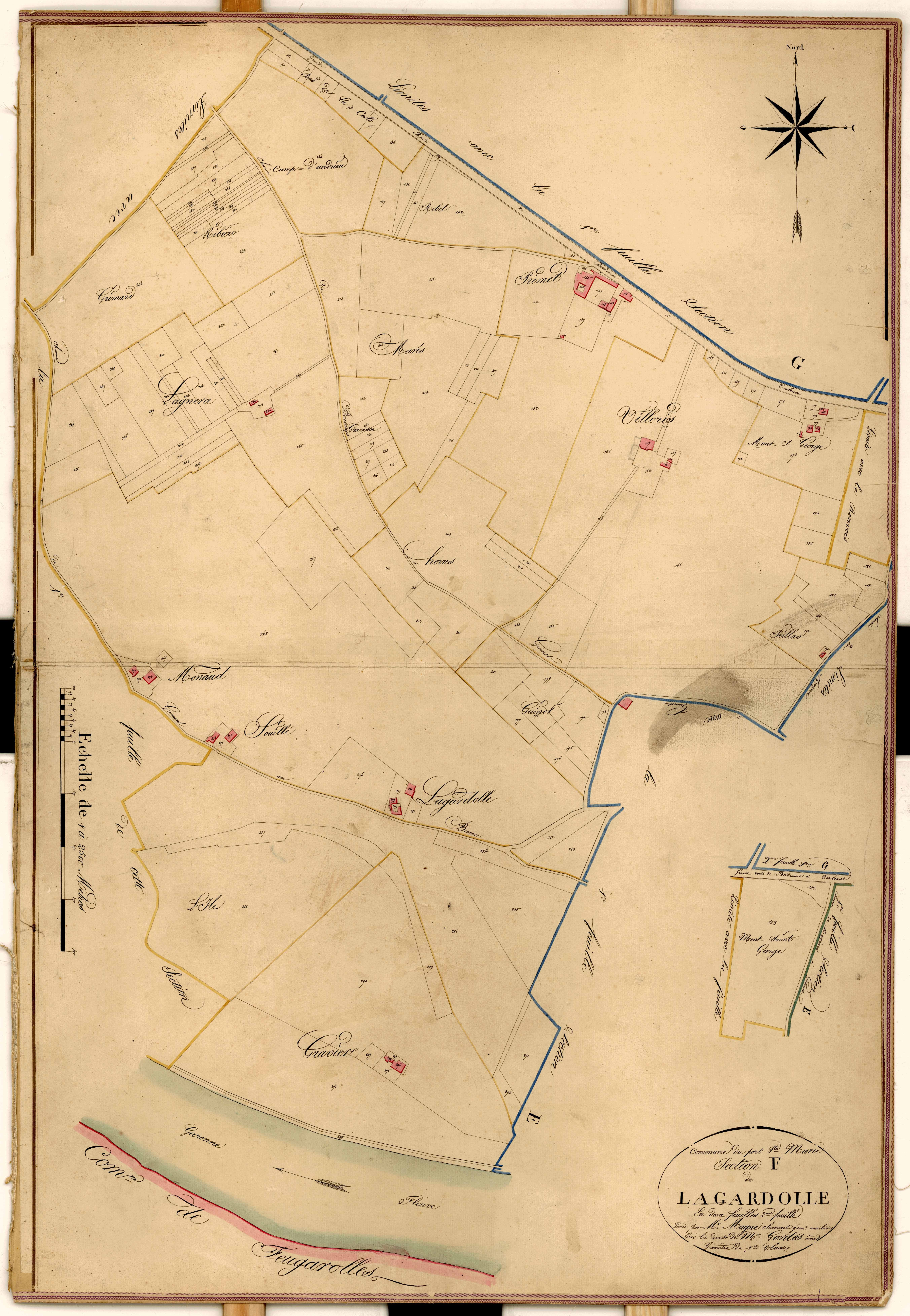 Plan napoléonien-F2 La Gardolle, Port-Sainte-Marie
