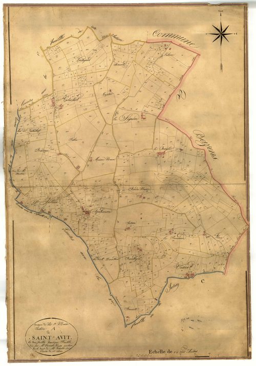 Plan napoléonien-A2 Saint-Avit, Port-Sainte-Marie