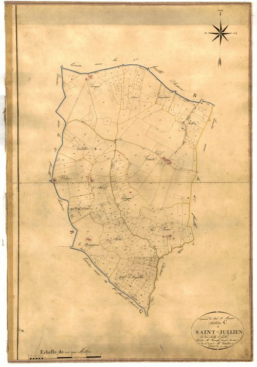 Plan napoléonien-C1 Saint-Jullien, Port-Sainte-Marie