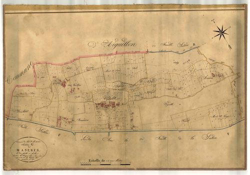 Plan napoléonien-G1 Masères, Port-Sainte-Marie