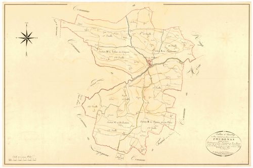 Plan napoléonien, atlas-TA, Poudenas