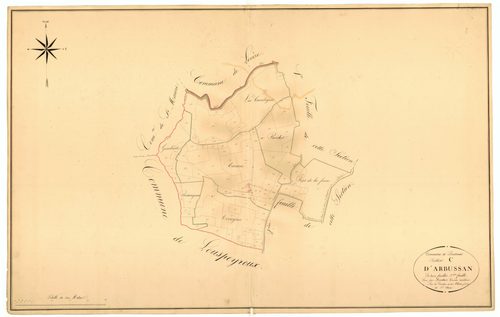 Plan napoléonien, atlas-C3 Arbussan, Poudenas