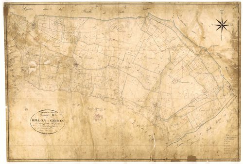 Plan napoléonien, feuille préparatoire-D2 Hillon et Cayron, Poudenas
