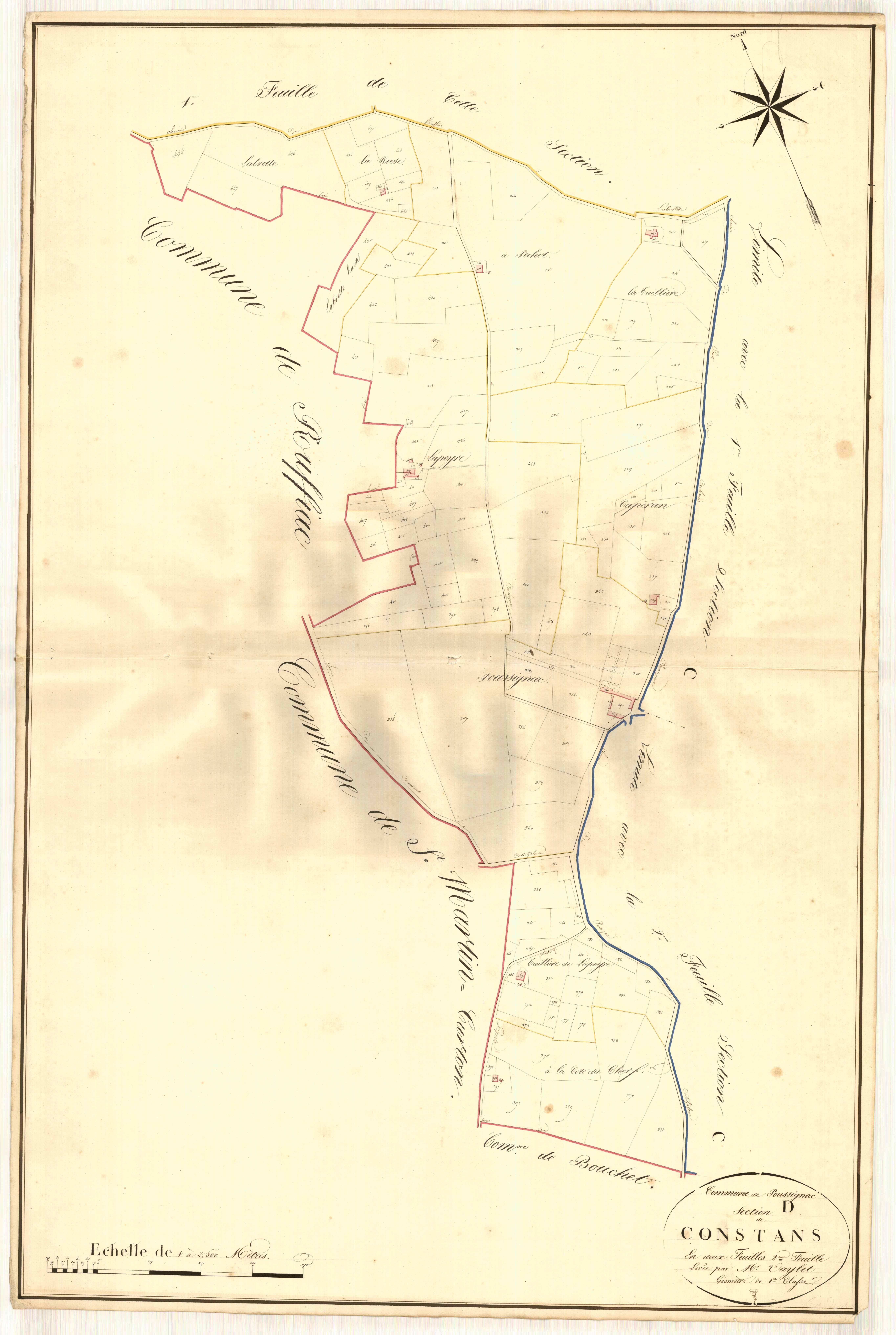 Plan napoléonien, atlas-D2 Constans, Poussignac