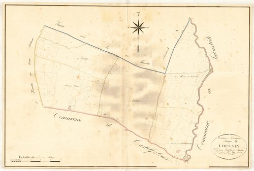 Plan napoléonien, atlas-B2 Toussey, Poussignac