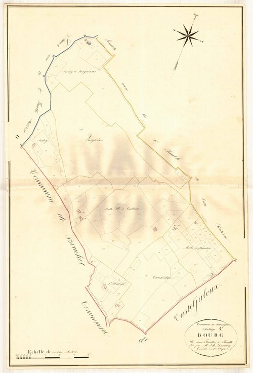 Plan napoléonien, atlas-C2 Boug, Poussignac