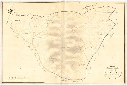 Plan napoléonien, atlas-D1 Constans, Poussignac