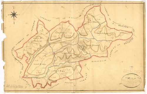 Plan napoléonien, atlas-TA, Prayssas