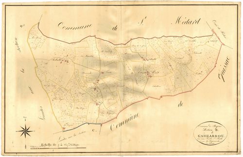 Plan napoléonien, atlas-B2 Gaillardou, Prayssas