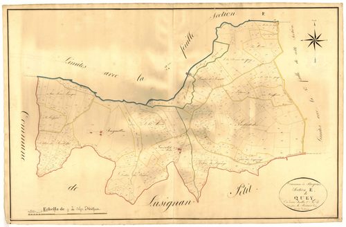 Plan napoléonien, atlas-E2 Quey, Prayssas