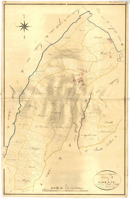 Plan napoléonien, atlas-F1 Cornié, Prayssas