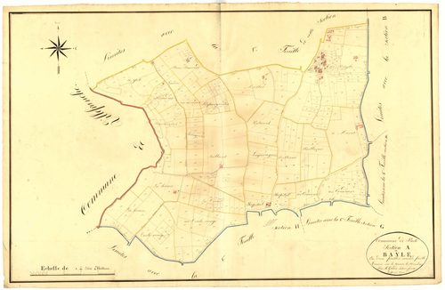 Plan napoléonien, atlas-A2 Bayle, Puch-d’Agenais