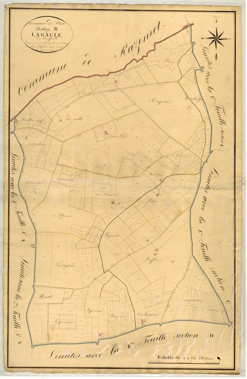 Plan napoléonien, atlas-B La Gaule, Puch-d’Agenais