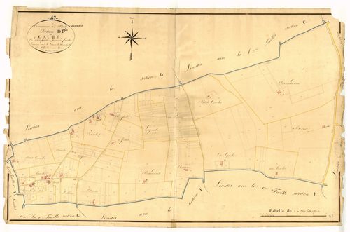 Plan napoléonien, atlas-D1 Gaube, Puch-d’Agenais