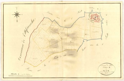 Plan napoléonien, atlas-H1 Puch, Puch-d’Agenais
