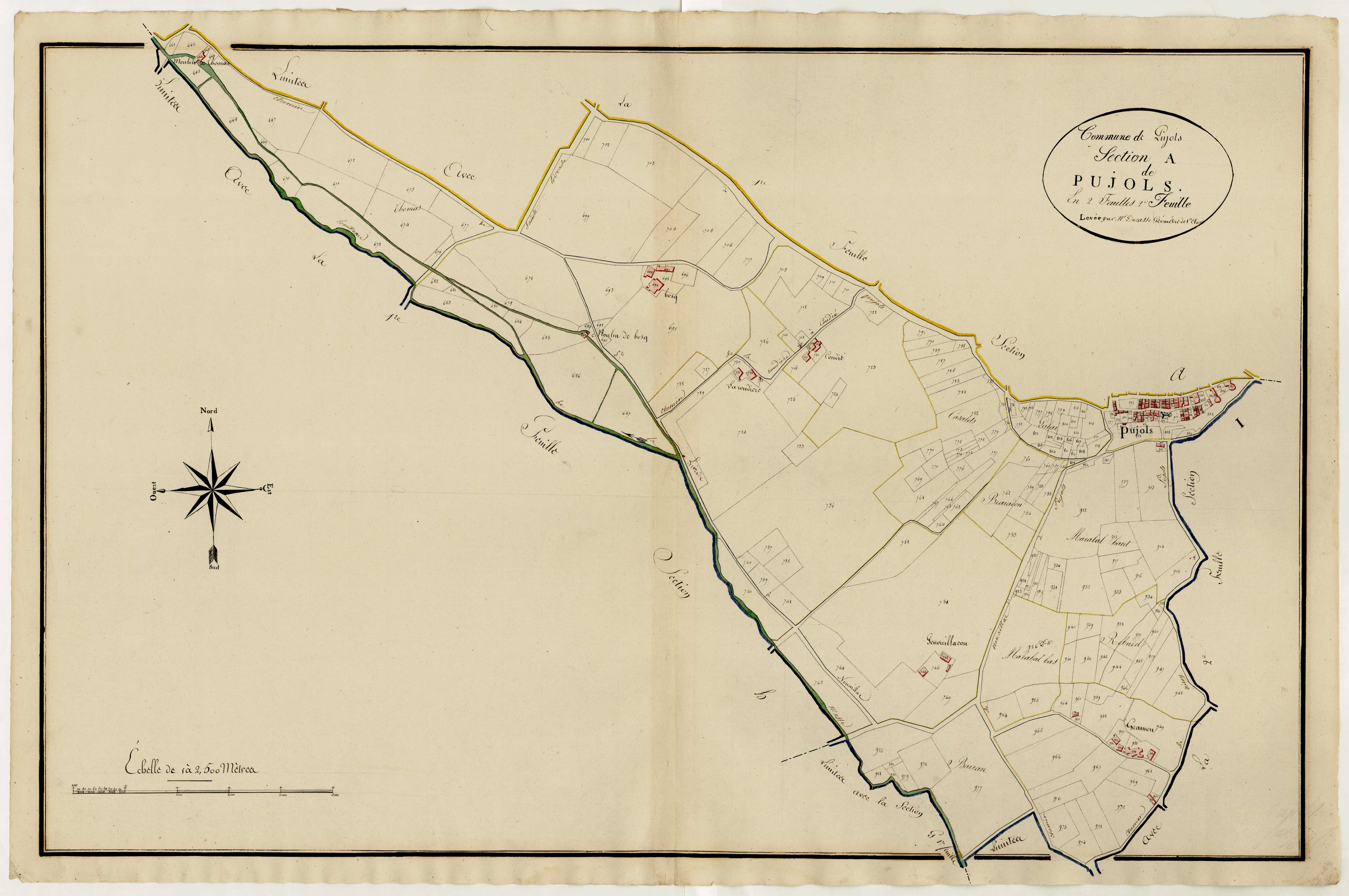 Plan primitif, atlas-A2 Pujols, Pujols