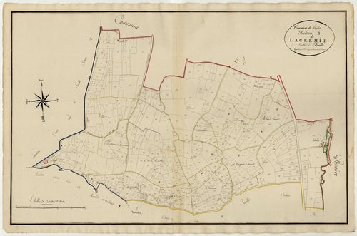 Plan primitif, atlas-B1 Lagremie, Pujols