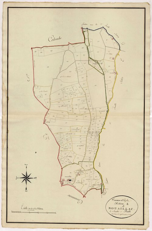 Plan primitif, atlas-E2 Nouaillac, Pujols