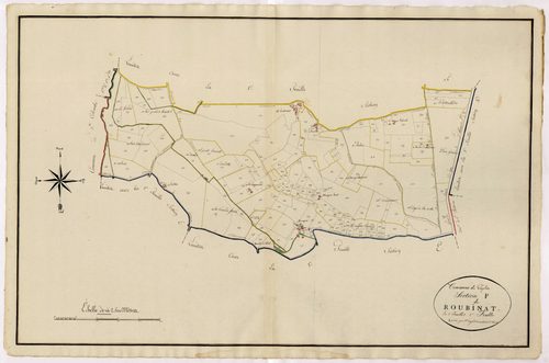 Plan primitif, atlas-F2 Roubinat, Pujols