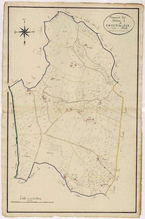 Plan primitif, atlas-H2 Croux-de-Jax, Pujols