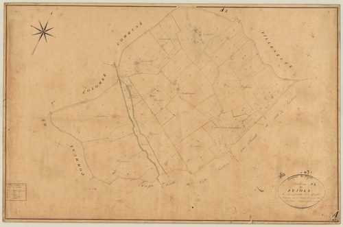 Plan napoléonien, feuille préparatoire-A1 Pujols, Pujols