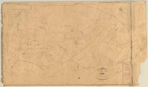 Plan napoléonien, feuille préparatoire-C3 Guitou, Pujols
