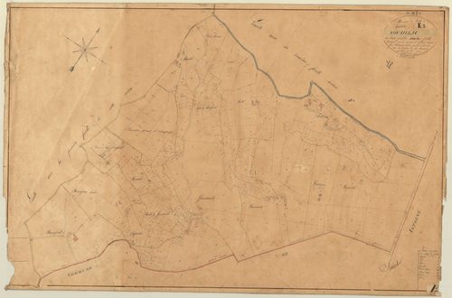 Plan napoléonien, feuille préparatoire-E2 Nouaillac, Pujols