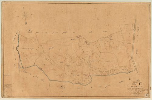 Plan napoléonien, feuille préparatoire-F2 Bertranet, Pujols