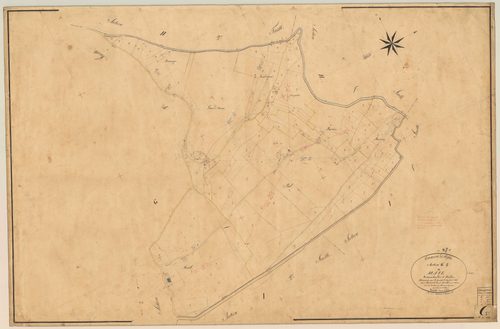 Plan napoléonien, feuille préparatoire-G1 Mail, Pujols