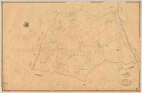 Plan napoléonien, feuille préparatoire-G2 Mail, Pujols