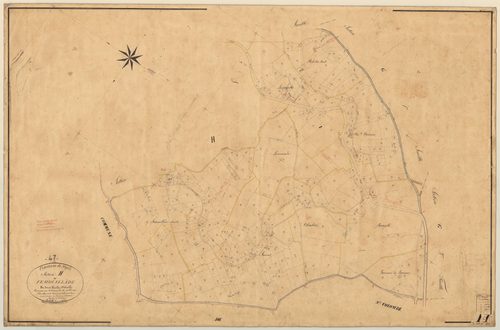 Plan napoléonien, feuille préparatoire-H2 Femouillade, Pujols