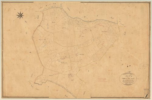 Plan napoléonien, feuille préparatoire-I1 Croix-de-Jade, Pujols