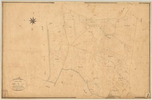 Plan napoléonien, feuille préparatoire-I2 Croix-de-Jade, Pujols