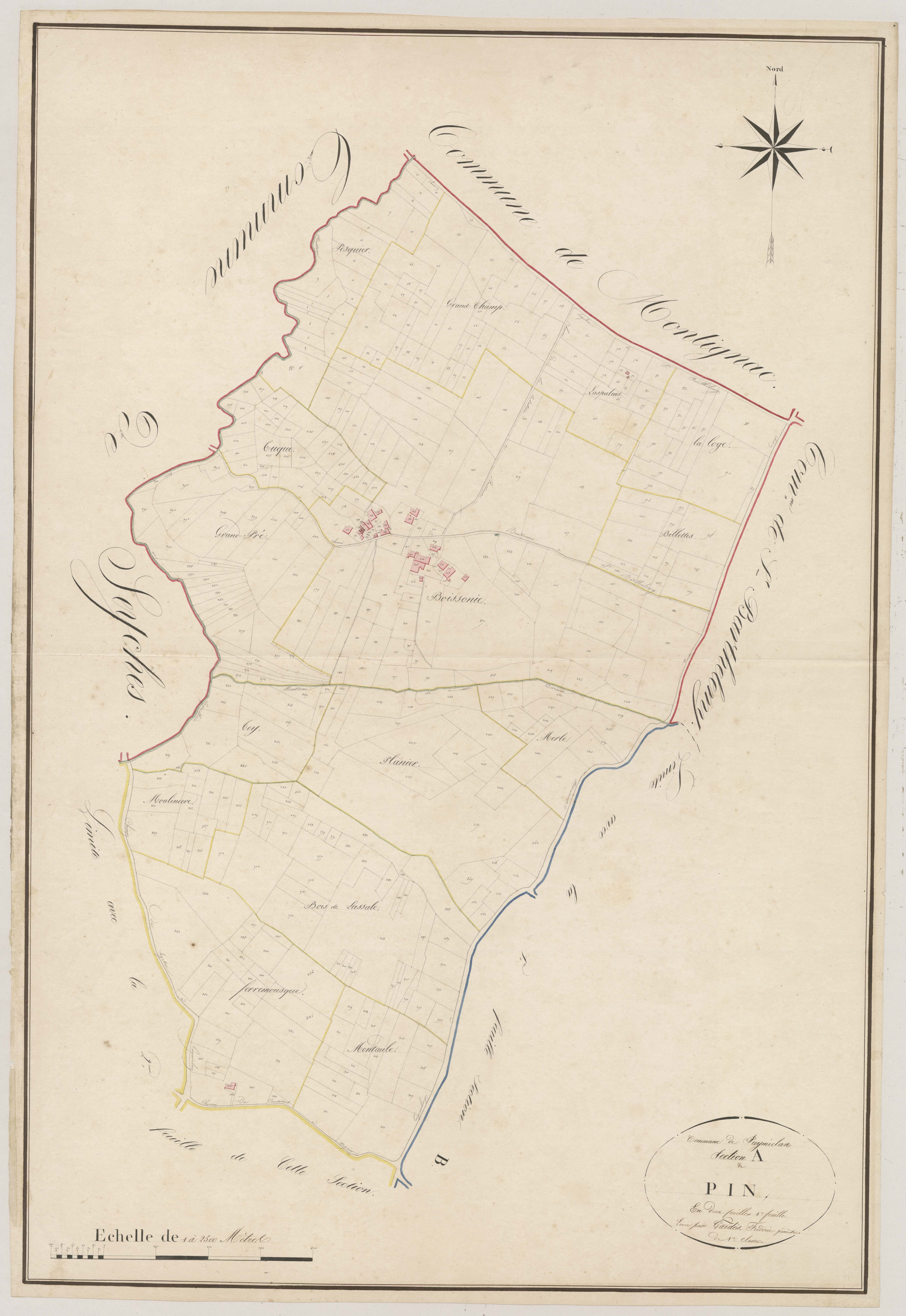 Plan napoléonien, atlas-A1 Pin, Puymiclan
