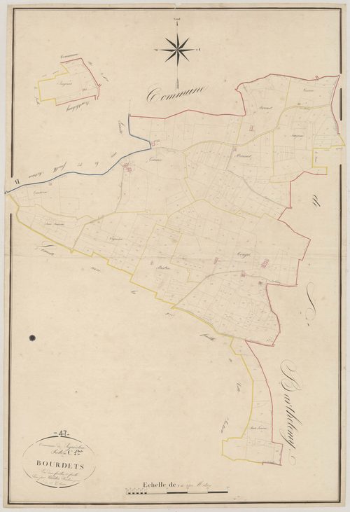 Plan napoléonien, atlas-C1 Bourdets, Puymiclan
