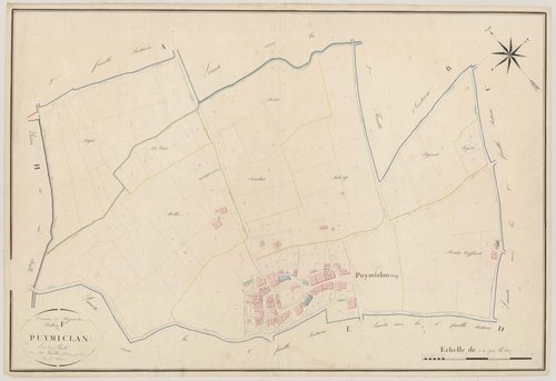 Plan napoléonien, atlas-F Puymiclan, Puymiclan