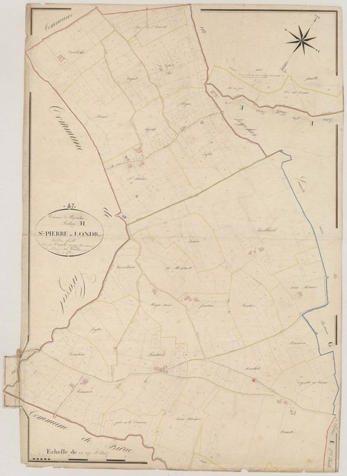 Plan napoléonien, atlas-H Saint-Pierre-de-Londres, Puymiclan (Londres)