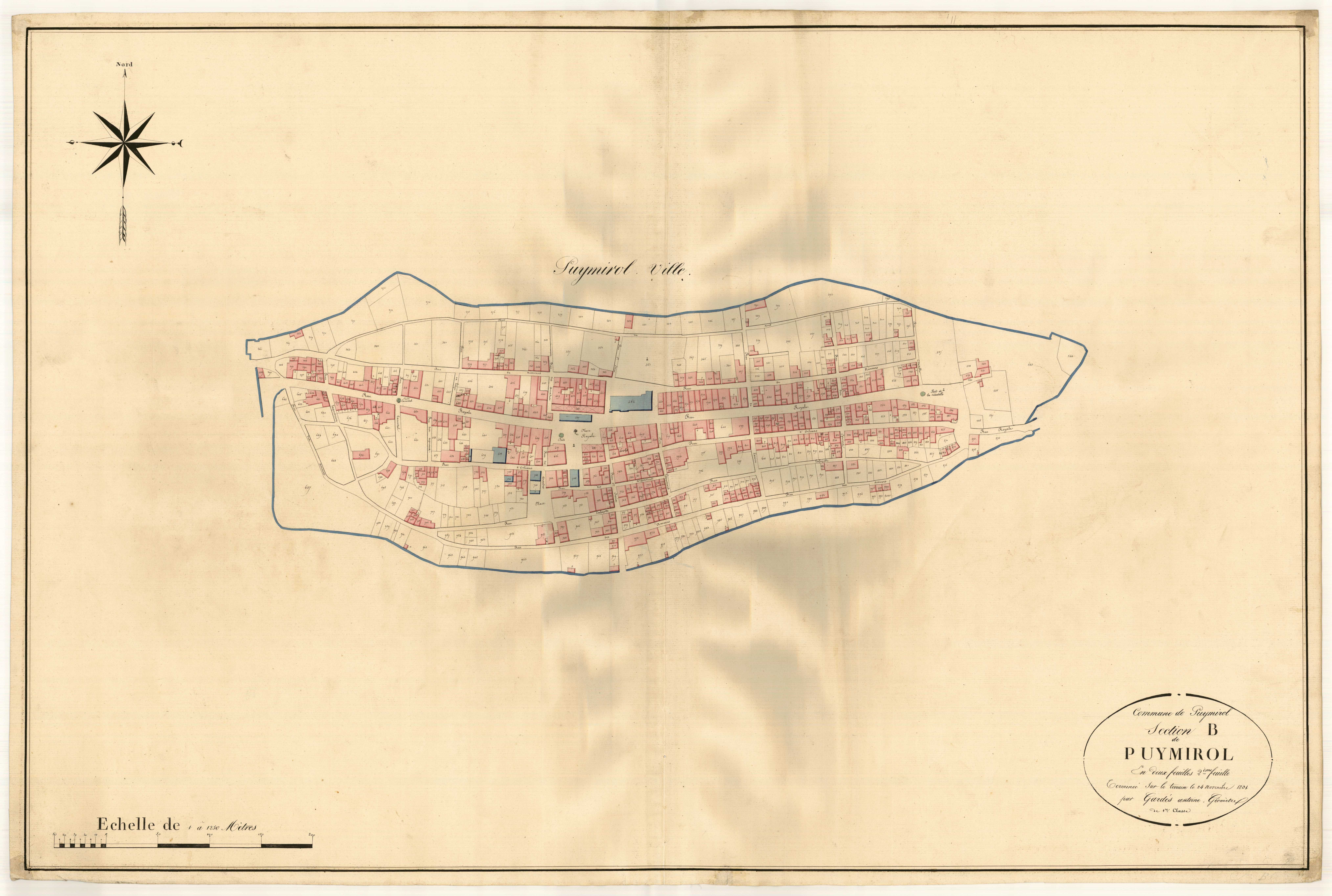 Plan napoléonien, atlas-B2 Puymirol, Puymirol