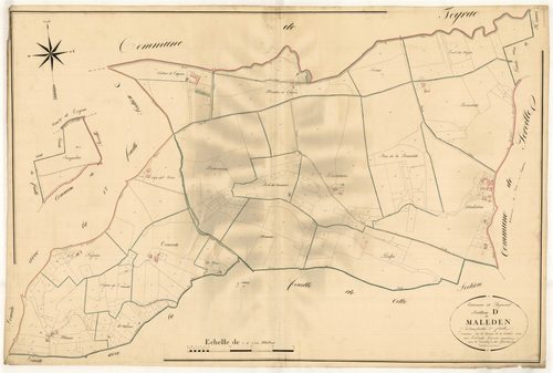 Plan napoléonien, atlas-D1 Maleden, Puymirol