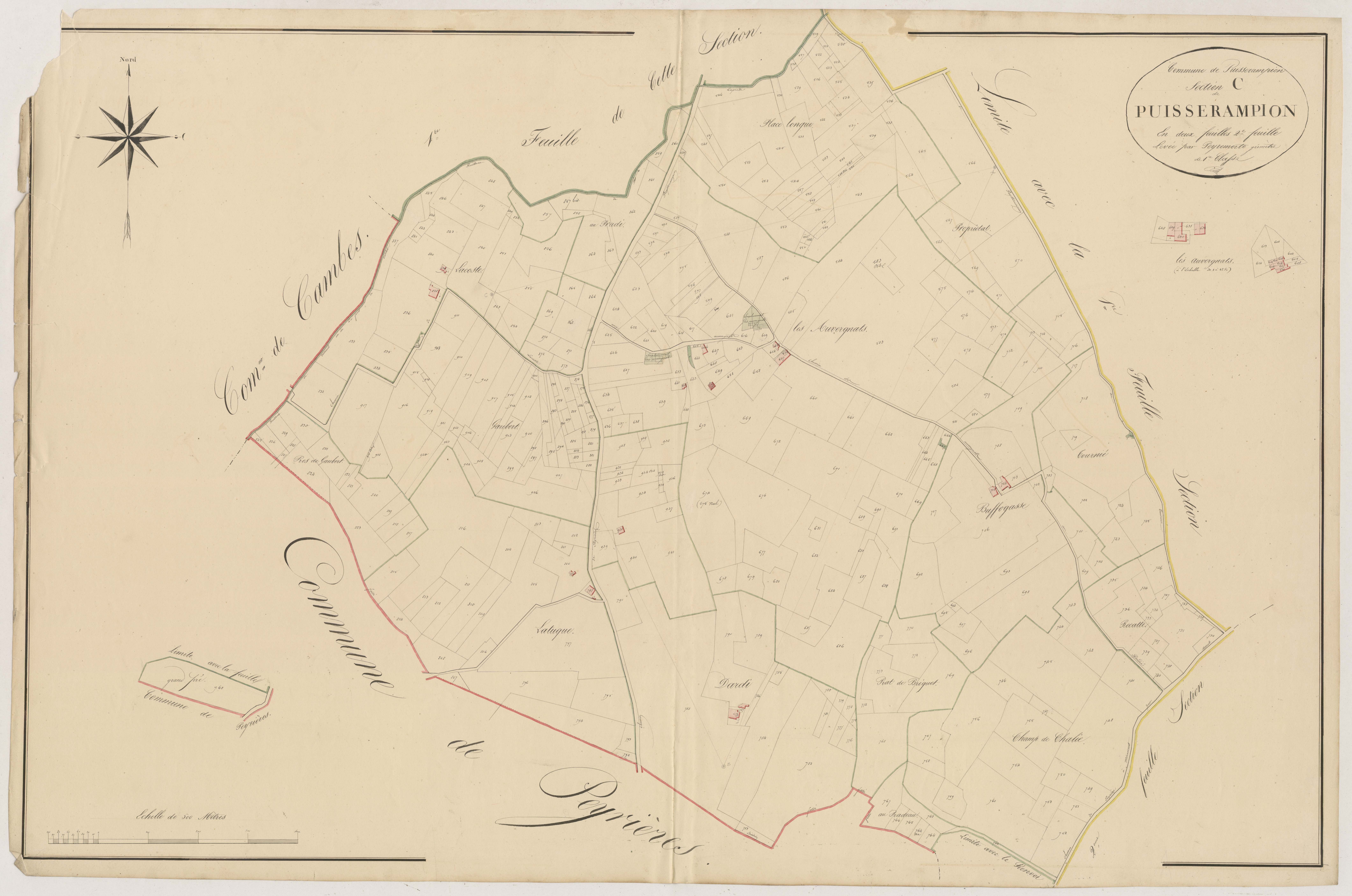 Plan napoléonien, atlas-C2 Puysserampion, Puysserampion