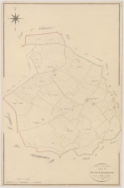 Plan napoléonien, atlas-C1 Puysserampion, Puysserampion