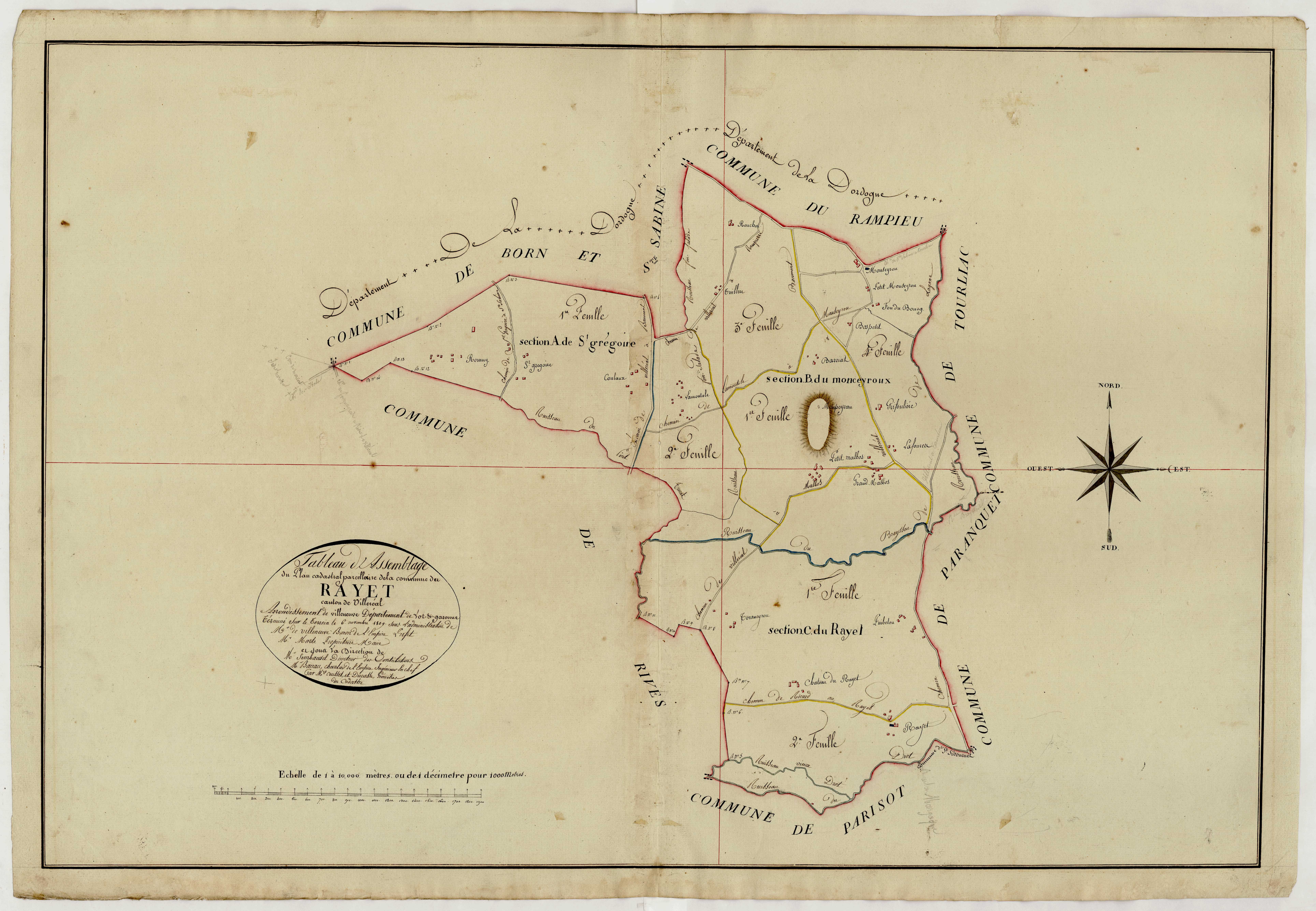 Plan primitif, atlas-TA, Rayet