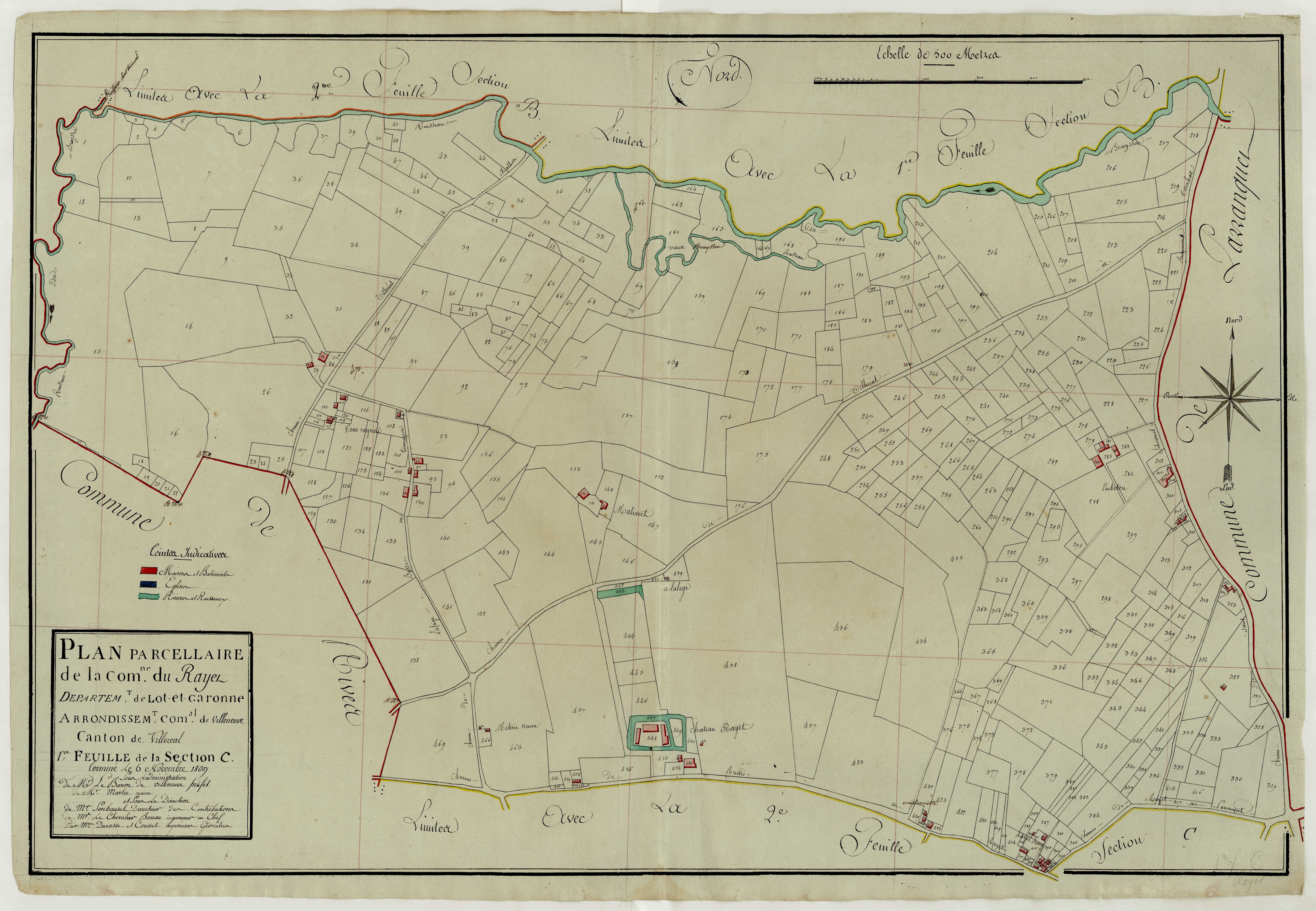 Plan primitif, atlas-C1 Le Rayet, Rayet