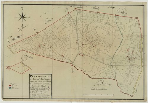 Plan primitif, atlas-A Saint-Grégoire, Rayet