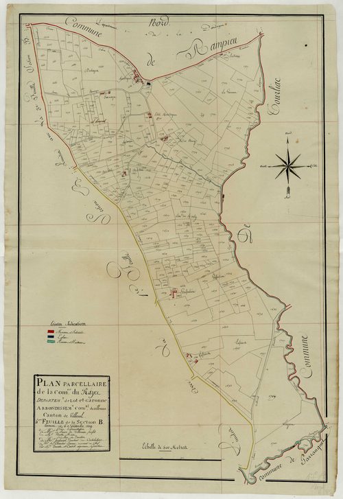 Plan primitif, atlas-B4 Le Monceyroux, Rayet
